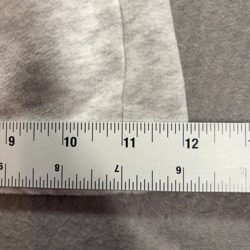 Hollister Sweatpants Womens Small Gray Wide Leg Fleece Drawstring Lounge Pants - Picture 8 of 8